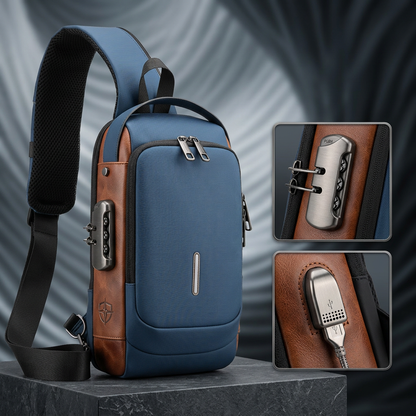 FashionBag Premium USB Şarjlı Güvenlik Omuz Çantası